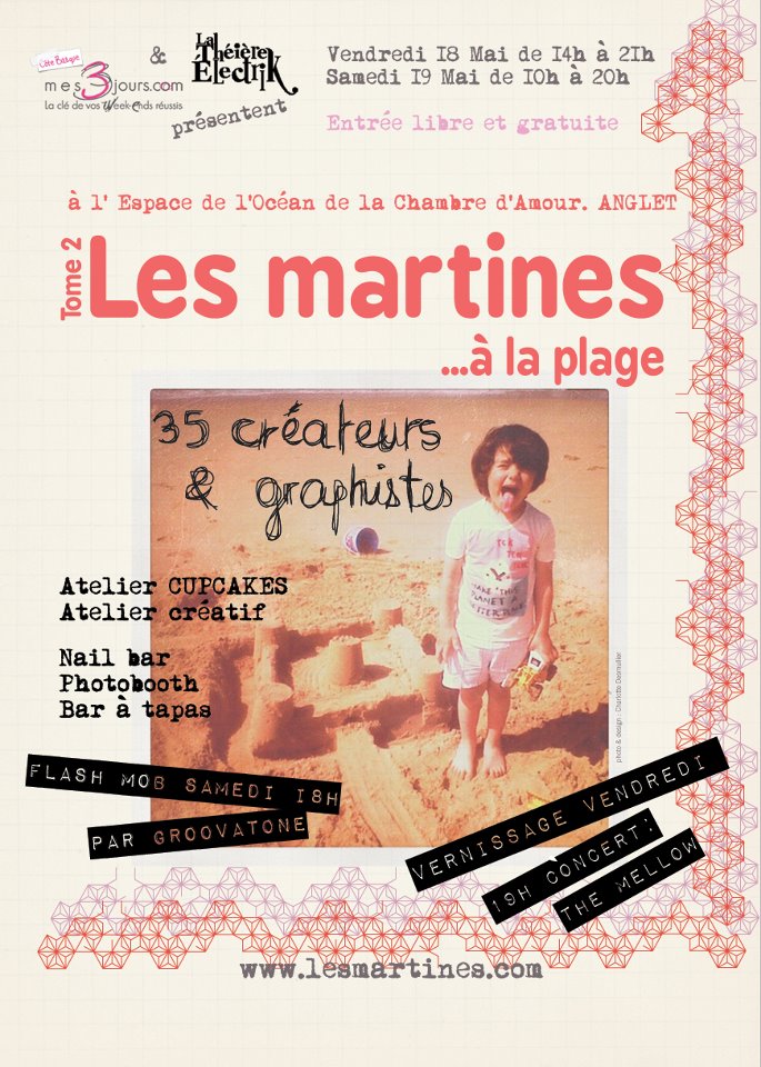 Martines a la plage