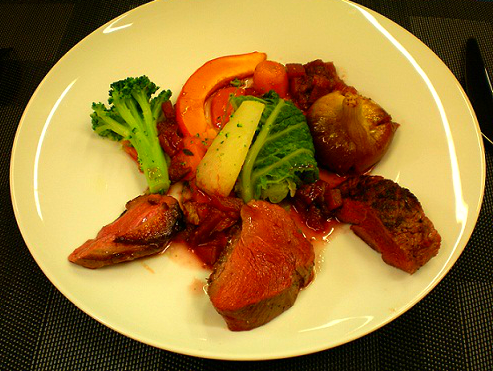 Magret de canard rôti