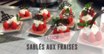 recette sables aux fraises