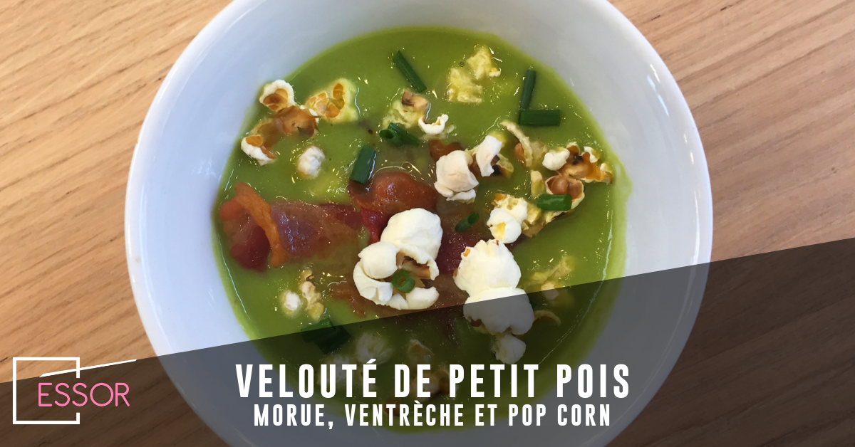 recette velouté petit pois