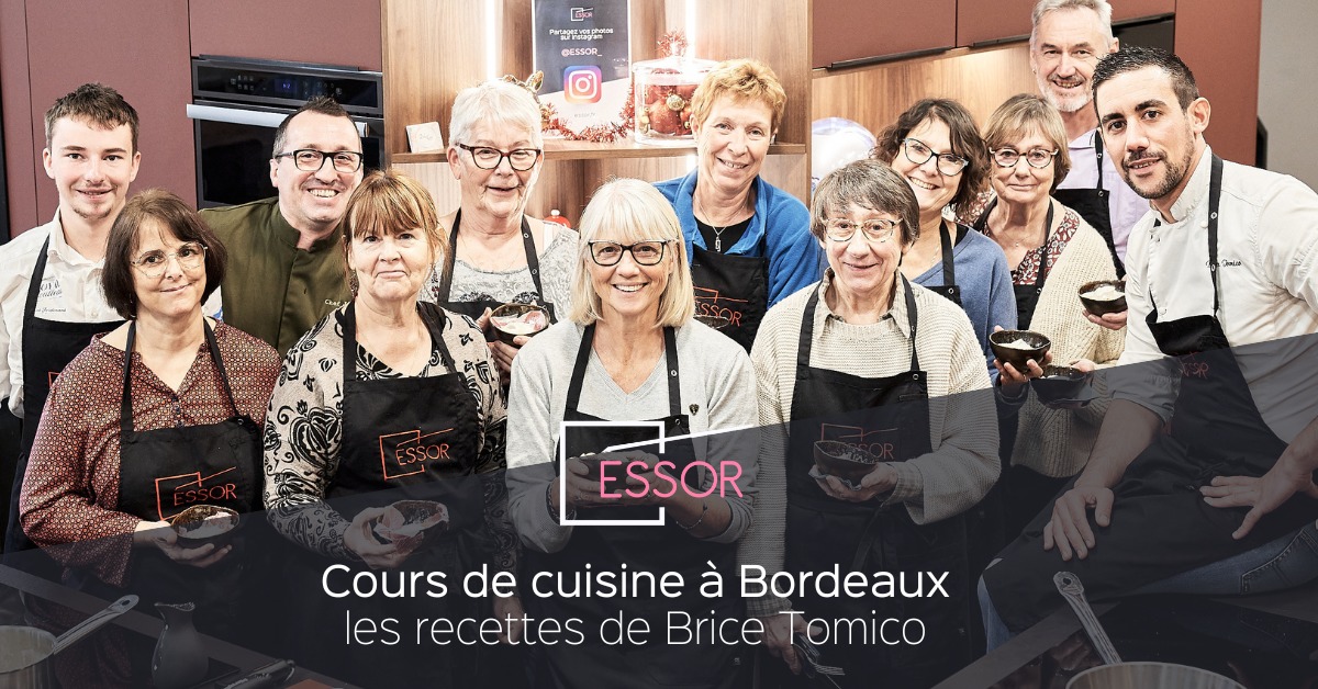 Cours de cuisine a Bordeaux les recettes de Brice Tomico