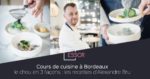 Cours de cuisine à Bordeaux recettes Alexandre Bru