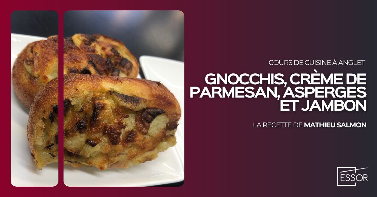 cours de cuisine anglet recette Mathieu Salmon gnocchis