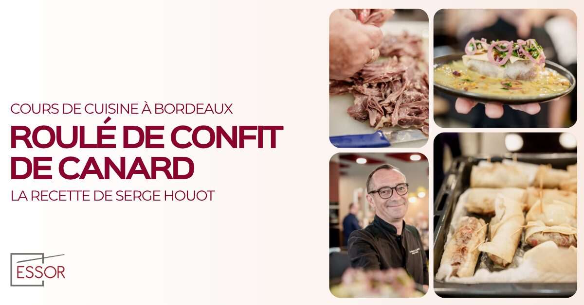 Roulé de confit de canard